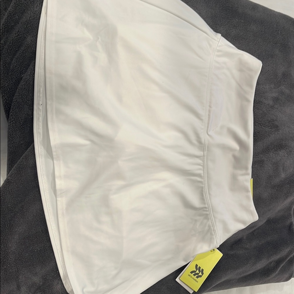 White Athletic Skort